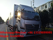 new design FOTON Euro 5 cold room truck, refrigerated van truck for transported fresh vegetables and fruits for sale
