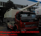 HOT SALE! good price dongfeng LHD 120hp Euro 4 diesel 12m3 4tons-6tons electronic discharging poultry feed delivery truc