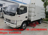 wholesale good price smaller road sweeping vehicle, factory sale new dongfeng 4*2 LHD street sweeper truck