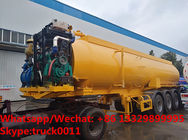 high quality and competitive price customized CLW brand 4 axles 30,000Liters vacuum tank semitrailer for sale,