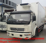 wholesale good price dongfeng 4*2 RHD 6tons 120hp refrigerated truck with CARRIER reefer for fresh fruits and vegetables