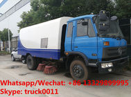 high quality and best price new dongfeng  RHD 170hp diesel road sweeping vehicle for sale, good street sweeping truck