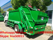 high quality China JAC 4*2 LHD diesel 5m3 garbage compactor truck for sale, refuse garbage compacted truck for sale