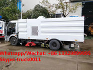 factory sale cheapest price CLW diesel road sweeping and washing vehicle, good price street sweeper and cleaning truck