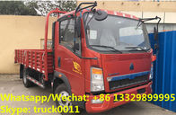 Customized SINO TRUK HOWO light duty 4*2 RHD 90hp cargo truck for Indonesia, Factory sale whole price cargo van truck