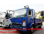 Customized SINO TRUK HOWO light duty 4*2 RHD 90hp cargo truck for Indonesia, Factory sale whole price cargo van truck
