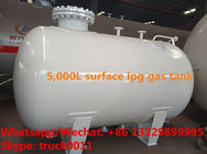 2021s new high quality smallest size 5,000Liters surface propane gas storage tank for sale, mini lpg gas storage tank