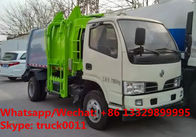 HOT SALE!new deisgned Dongfeng diesel compressed docking wastes collecting vehicle, garbage truck for sale