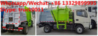 HOT SALE!new deisgned Dongfeng diesel compressed docking wastes collecting vehicle, garbage truck for sale