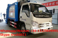 best price FORLAND 4x2 RHD/LHD smallest garbage compactor/rubbish collecting vehicles for sale, refuse garbage truck