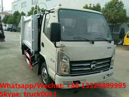 cheapest price Kaima brand 4*2 LHD compacted garbage truck for sale,Good price refuse garbage compactor truck