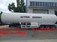 High quality factory sale best price CLW brand 50m3 bulk propane gas tank semitrailer for sale, lpg gas trailer for sale