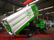 new FAW brand 4*2 RHD yuchai 130hp diesel road sweeping and washing vehicles for sale, street washing sweeper truck
