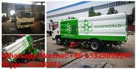 new FAW brand 4*2 RHD yuchai 130hp diesel road sweeping and washing vehicles for sale, street washing sweeper truck