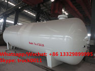 China made best price 20tons lpg gas storage tank with accessories for sale, Bullet type stationary propane gas tank