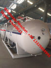 2021s customized China made CLW Brand 11.5m3 skid lpg gas tank with lpg gas dispenser for Nigeria, skid lpg gas plant