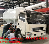 new RHD best price 156hp diesel 5-7T hydraulic system discharging bulk feed truck for sale, poultry feed pellet truck