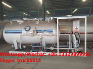 factory sale best price 6tons skid lpg gas tank with lpg gas dispenser for automobiles, skid lpg gas refilling station