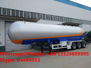 customized best price 56cbm bulk propane gas tanker semitrailer for sale, HOT SALE! road transported lpg gas tanker