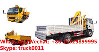 new best price dongfeng 2tons folded truck with crane for sale,mini Customized 2T knuckle crane boom mounted on truck