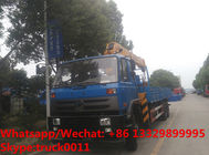 Customized 210hp diesel 10t-12t telescopic boom mounted on truck for sale, HOT SALE!Best price dongfeng truck with crane