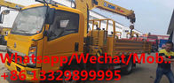 HOT SALE! SINO TRUK HOWO 6.3T telescopic crane boom mounted on truck for sale, HOWO cargo truck with crane for sale