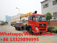 Dongfeng tianlong 6*4 10tons telescopic crane mounted on truck for sale,Factory sale best price 10tons truck with crane