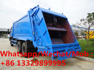 customized CLW Brand 210hp diesel 16cbm-18cbm garbage compactor truck for Kyrgyzstan, HOT SALE! best price rear loader g