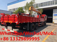 HOT SALE! Heavy duty dongfeng T5 8*4 LHD yuchai diesel engine 12tons-20tons telescopic crane boom mounted on cargo truck