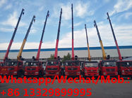 HOT SALE! Dongfeng teshang 6*4 LHD 240hp/270hp diesel 10tons telescopic crane boom mounted on truck for sale,