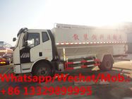 JIEFANG FAW 4*2 LHD 180hp diesel Euro 5 20cbm farm-oriented and livestock animal feed transported truck for sale,