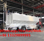 Customized FAW J6 6*2 LHD 245hp diesel Euro 5 30cbm 15tons bulk animal feed transportation vehicle for sale,  feed truck