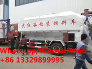 HOT SALE! LIUQI new brand 4*2 LHD 200hp diesel Euro 5 28cbm hydraulic discharging animal feed pellet truck for sale,