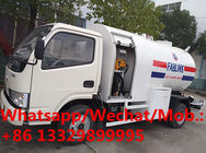 2020s new best price dongfeng 5.5cbm mobile lpg gas filling truck for gas cylinders for sale, lpg gas dispensing truck