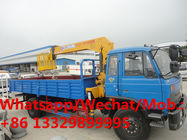 HOT SALE! high quality and competitive price Dongfeng 6.3tons telescopic crane boom mounted on truck,  truck crane