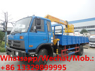 HOT SALE! high quality and competitive price Dongfeng 6.3tons telescopic crane boom mounted on truck,  truck crane