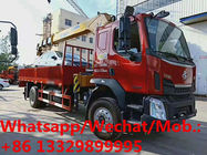 HOT SALE! Liuqi 4*2 8tons telescopic crane mounted on truck, high quality and competitive price 8T truck with crane