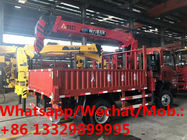 new brand dayun 2tons mini cargo truck with crane for sale, high quality and best price telescopi crane boom on truck
