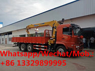 HOT SALE! Dayun 6*4 10Tons-12tons telescopic crane boom mounted on truck for sale, cheaper 10-12T cargo truck with crane