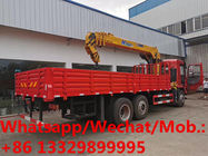 HOT SALE! Dayun 6*4 10Tons-12tons telescopic crane boom mounted on truck for sale, cheaper 10-12T cargo truck with crane