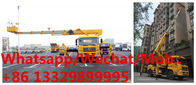 high quality dongfeng tianjin 4*2 28m telescopic crane boom lift bucket truck for sale, HOT SALE! telescopic aerial work