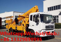 high quality dongfeng tianjin 4*2 28m telescopic crane boom lift bucket truck for sale, HOT SALE! telescopic aerial work