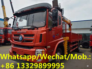 SINO TRUK WANGPAI 6.3tons-8tons telescopic crane boom mounted on truck for sale, cargo truck with telescopic crane boom