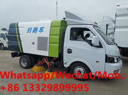 new best price dongfeng mini gasoline engine road sweeping vehicle for sale,whole sale street sweeping vehicle for sale
