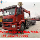 customized SHACMAN 10t cargo truck with telescopic crane boom for sale, Cheaper price 10T telescopic truck mounted crane