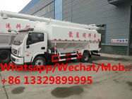 new best price YUEJIN 130hp diesel 12cbm 5-6tons bulk feed transported vehicle, farm-oriented feed pellet tanker truck