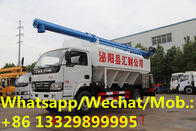 HOT SALE! YUEJIN new 130hp diesel 8cbm 3-4tons bulk feed transported vehicle for sale, pig/chick/ duck feed pellet truck