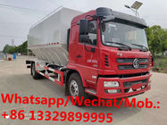 cheaper price SHACMAN Brand 160hp diesel 16cbm-18cbm bulk feed truck for sale, poultry animal feed transported truck