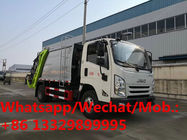 High quality JMC brand diesel 7cbm compacted garbage truck for sale, Hot sale! cheaper wastes collecting vehicle