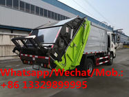 High quality JMC brand diesel 7cbm compacted garbage truck for sale, Hot sale! cheaper wastes collecting vehicle